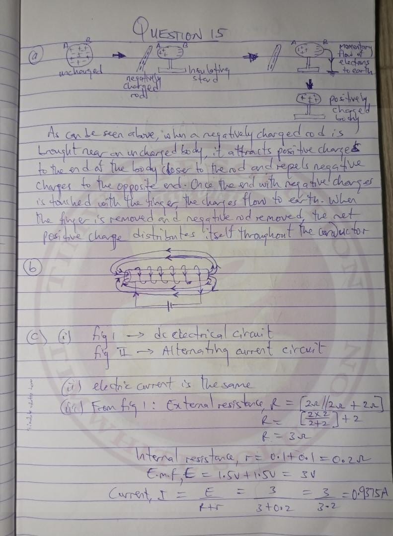 2018 neco physics obj and essay answers